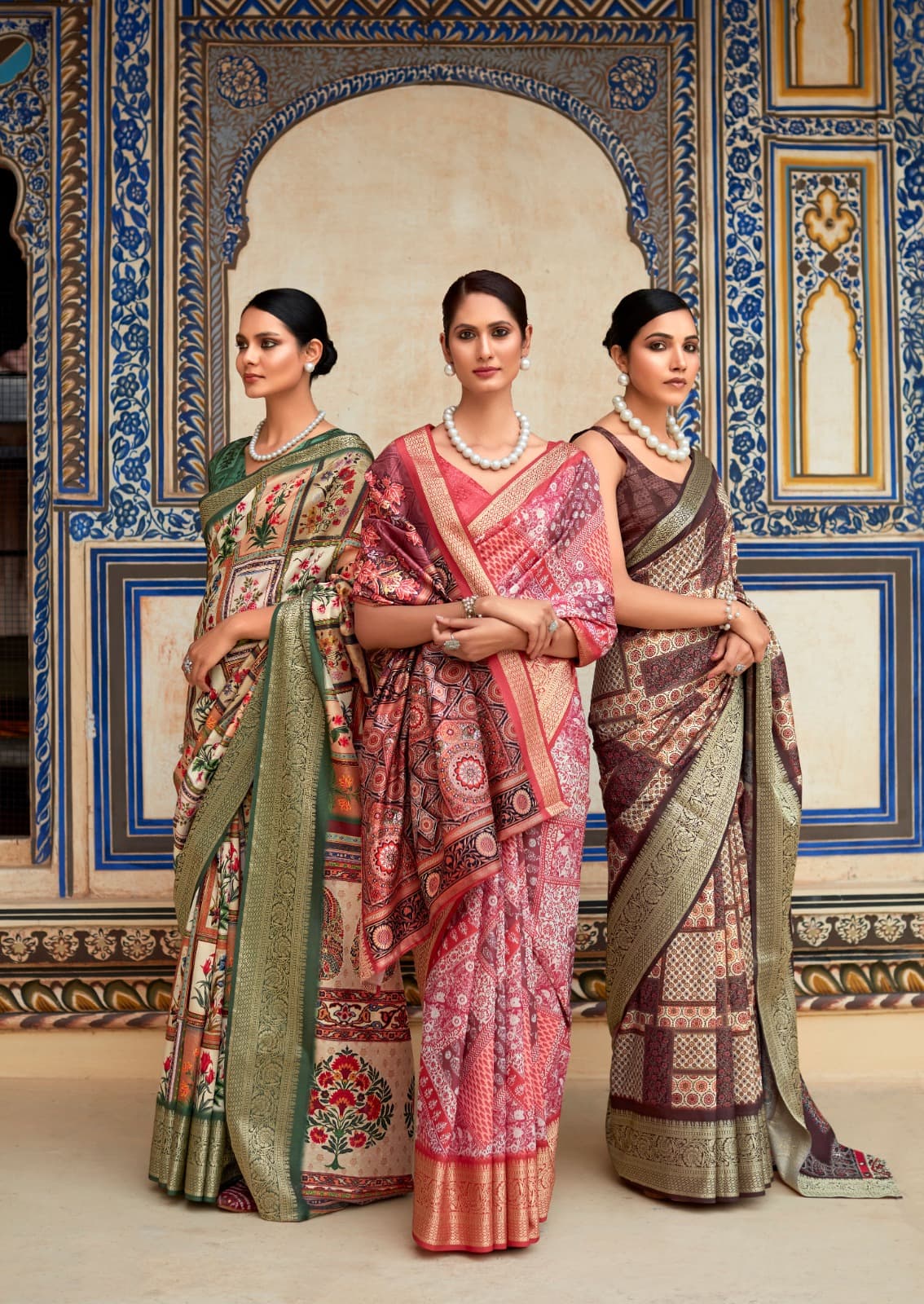 Saaria Silk 290001-290008 Rajpath Dola Silk Sarees Wholesaler Ahmedabad