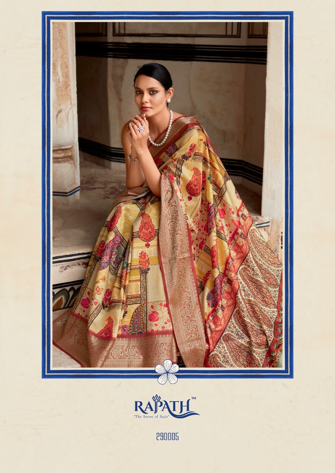 Saaria Silk 290001-290008 Rajpath Dola Silk Sarees Wholesaler Ahmedabad