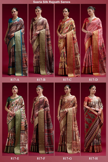 Saaria Silk Rajpath Dola Sarees Wholesale
