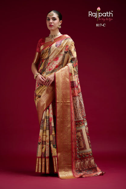 Saaria Silk Rajpath Dola Sarees Wholesale