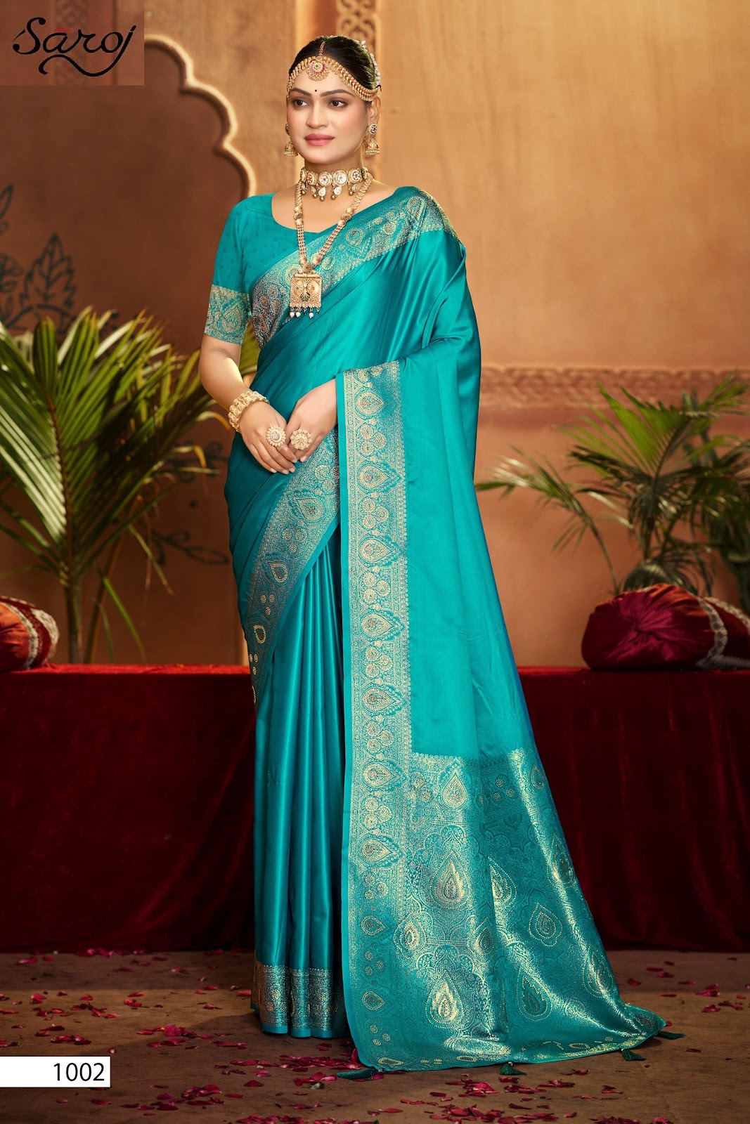 Saarina Satin Saroski Vol 4 Saroj Sarees Manufacturer Gujarat