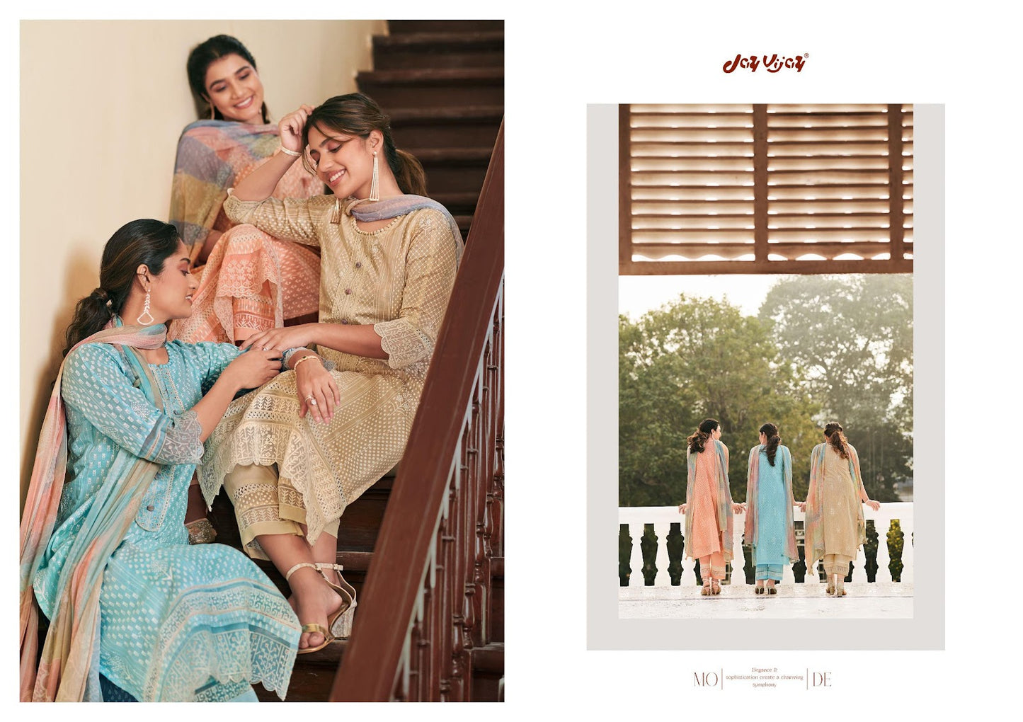 Saathi Jay Vijay Pure Organdy Pant Style Suits Exporter India