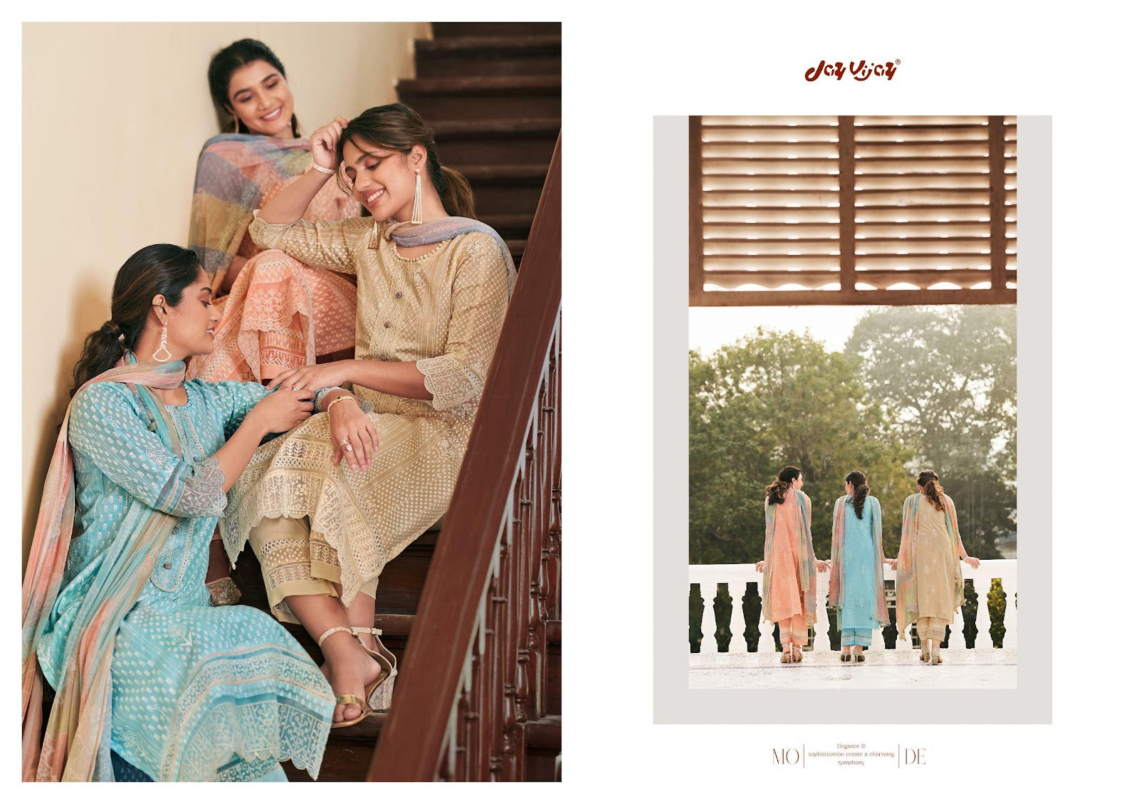 Saathi Jay Vijay Pure Organdy Pant Style Suits Exporter India