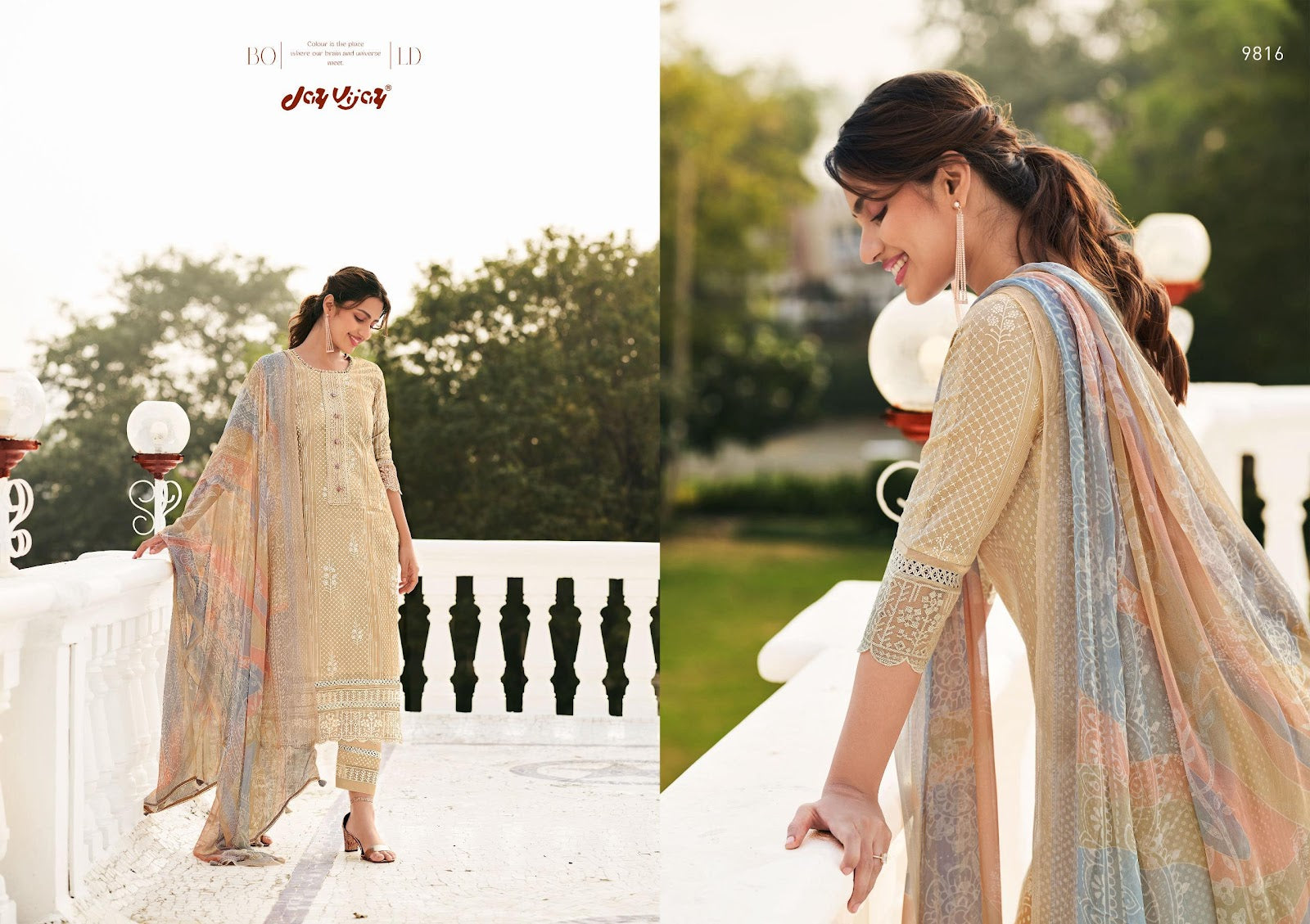 Saathi Jay Vijay Pure Organdy Pant Style Suits Exporter India