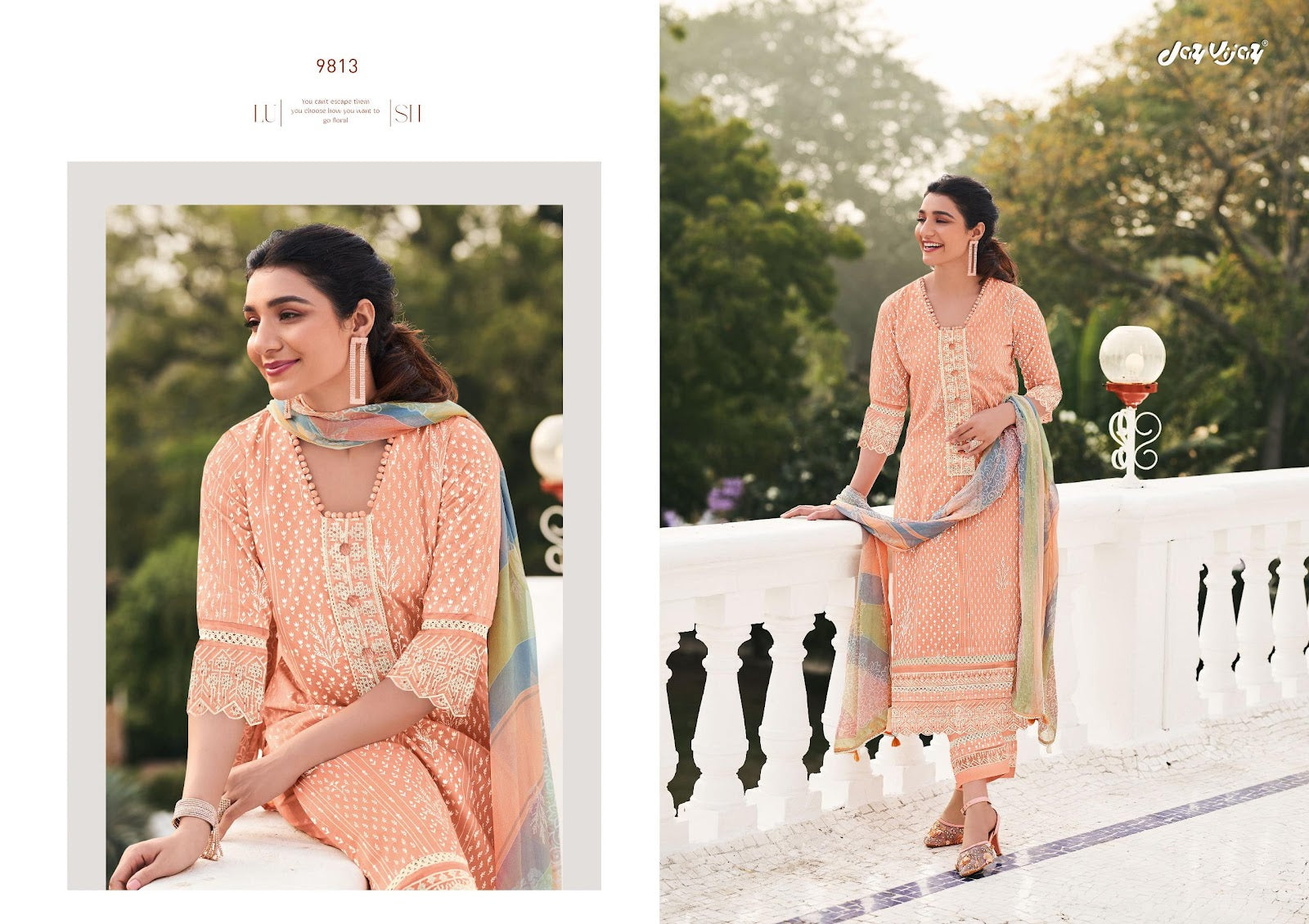 Saathi Jay Vijay Pure Organdy Pant Style Suits Exporter India