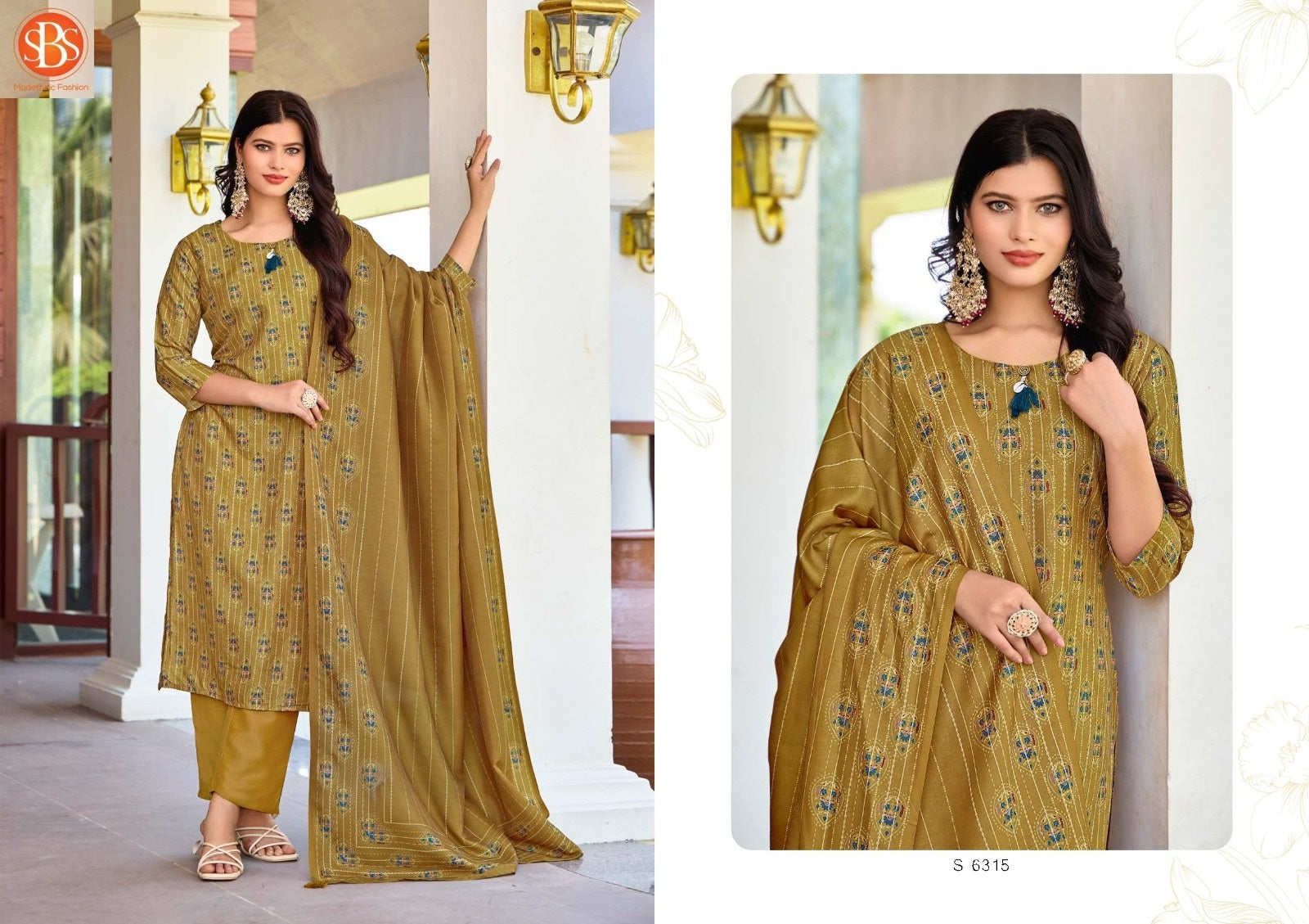 Saatvika Sbs Tussar Silk Readymade Pant Style Suits Wholesaler India