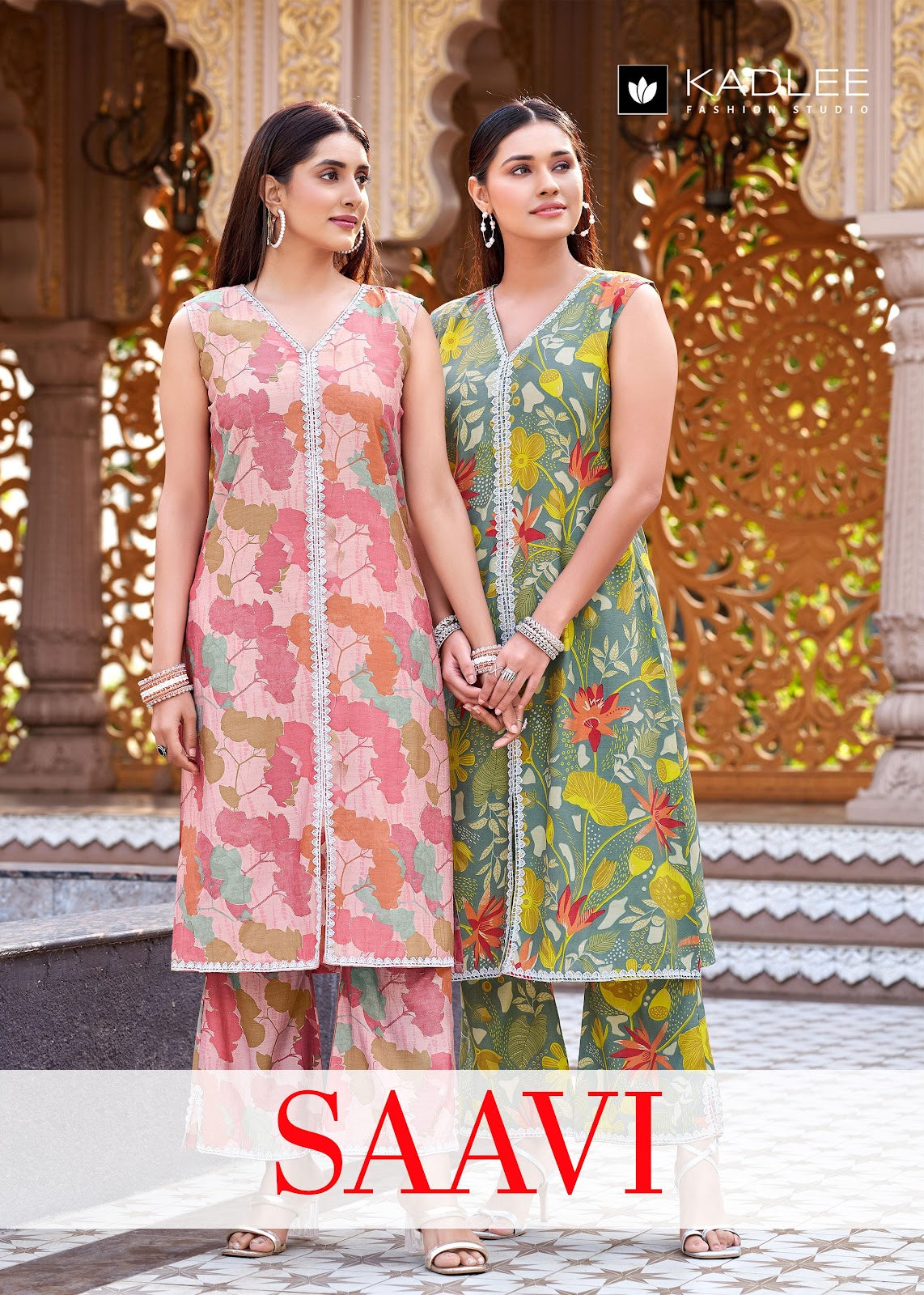Saavi Kadlee Rayon Kurti Plazzo Set Wholesale Rate