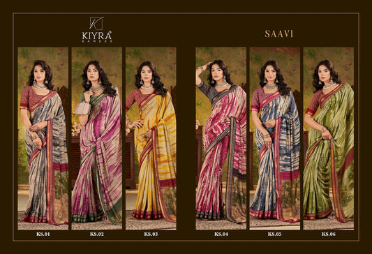 Saavi Kiyra Chanderi Silk Sarees Manufacturer India