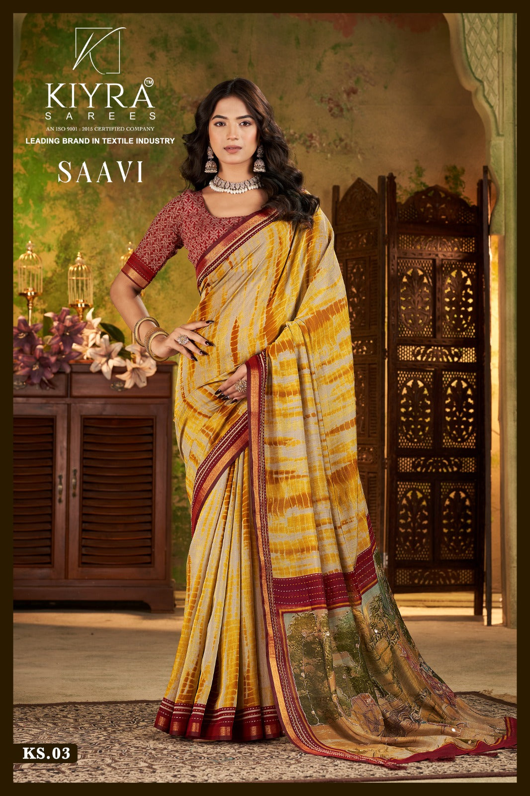 Saavi Kiyra Chanderi Silk Sarees Manufacturer India