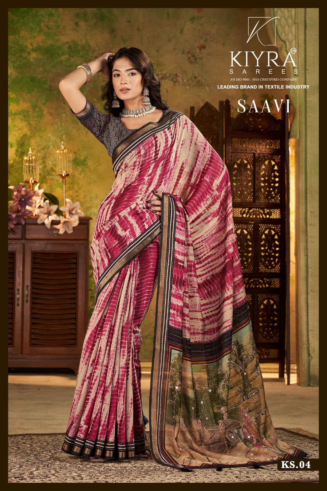 Saavi Kiyra Chanderi Silk Sarees Manufacturer India