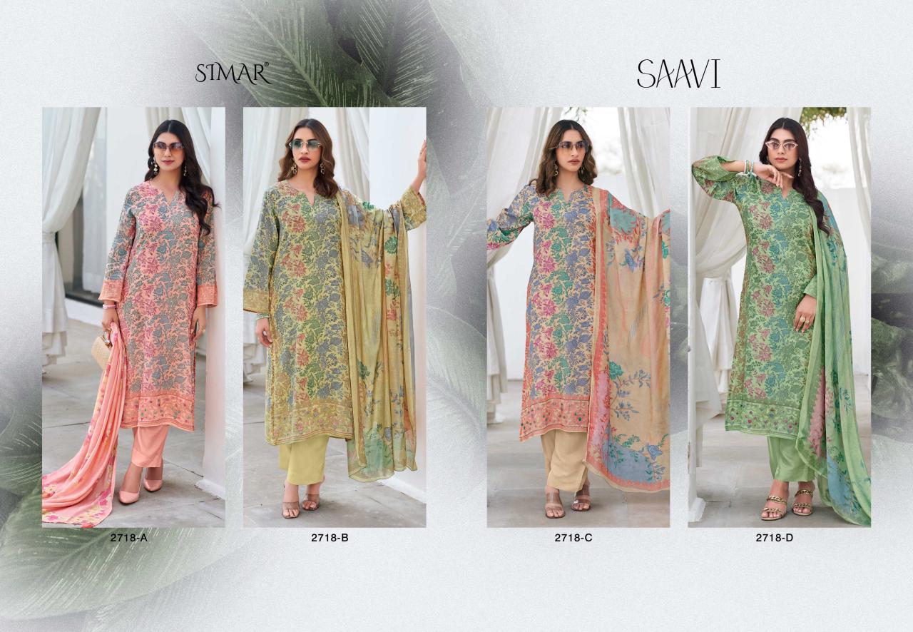 Saavi Simar Mal Pant Style Suits Exporter Gujarat