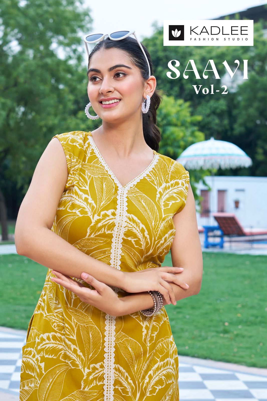 Saavi Vol 2 Kadlee Rayon Kurti Pant Set Exporter India