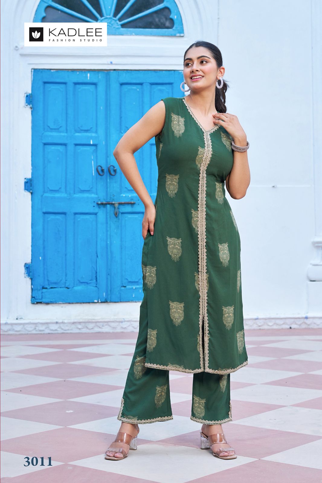 Saavi Vol 2 Kadlee Rayon Kurti Pant Set Exporter India