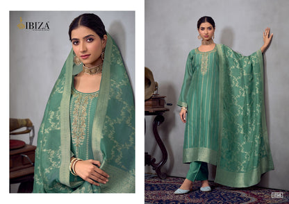 Saawariya Ibiza Pure Silk Pant Style Suits Wholesaler Ahmedabad