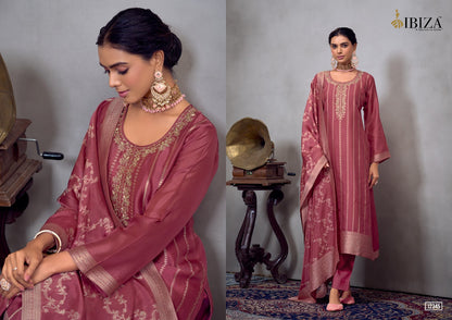 Saawariya Ibiza Pure Silk Pant Style Suits Wholesaler Ahmedabad