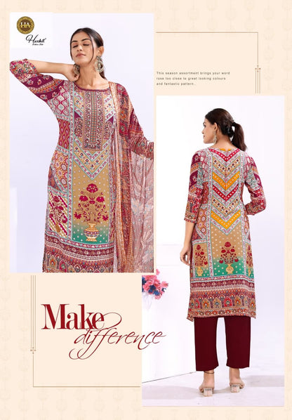 Saaya Harshit Fashion Viscose Reyon Karachi Salwar Suits Manufacturer Ahmedabad