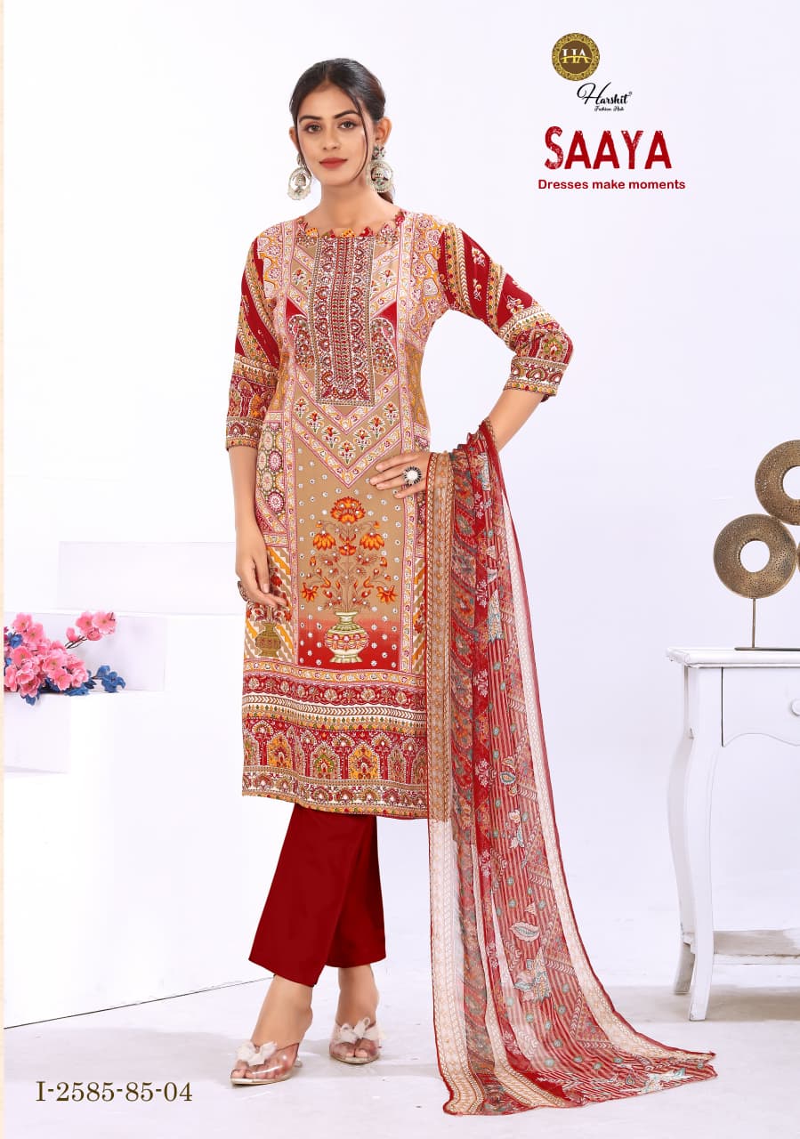 Saaya Harshit Fashion Viscose Reyon Karachi Salwar Suits Manufacturer Ahmedabad