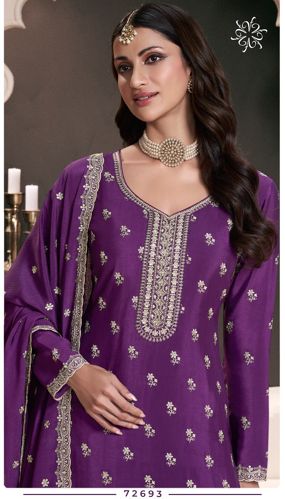 Saayori Kuleesh Vinay Fashion Llp Chinon Sharara Style Suits Wholesale Price