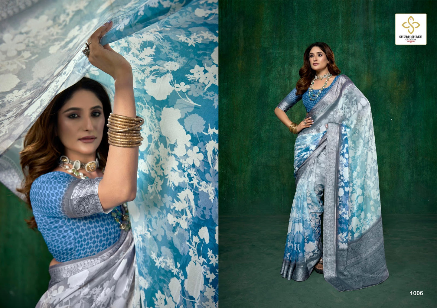 Saaz 1 Shubh Shree Sarees Exporter Ahmedabad