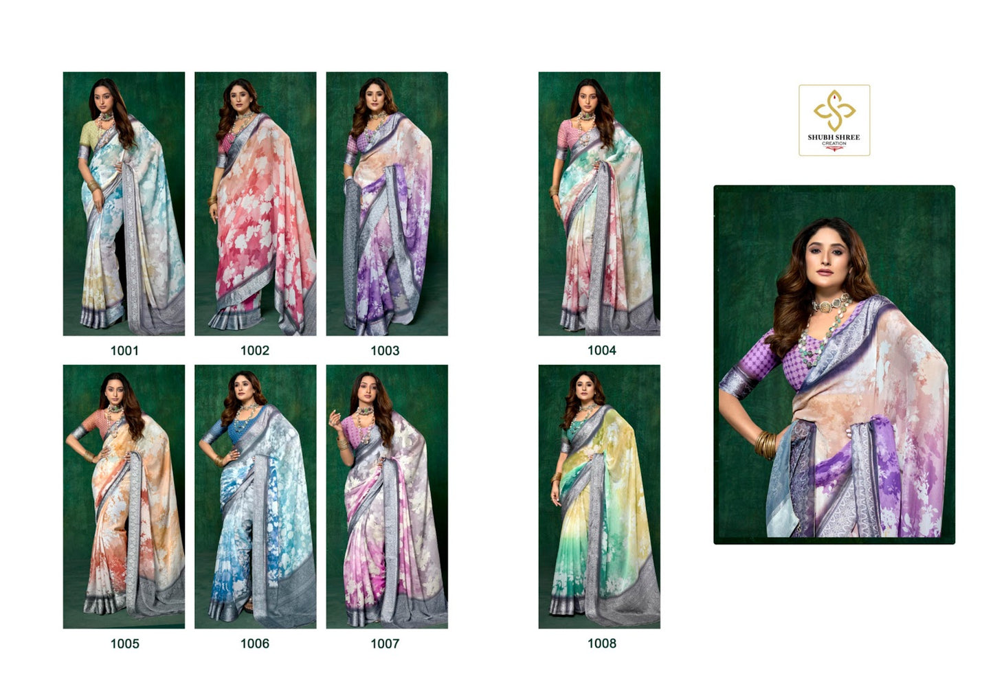 Saaz 1 Shubh Shree Sarees Exporter Ahmedabad