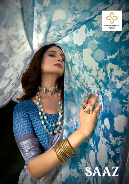 Saaz 1 Shubh Shree Sarees Exporter Ahmedabad