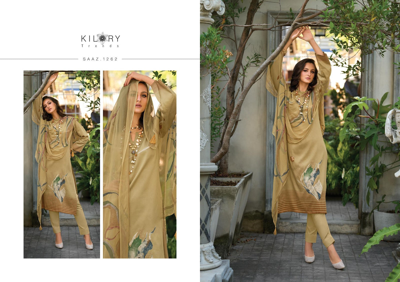 Saaz Kilory Jam Cotton Pant Style Suits Manufacturer India