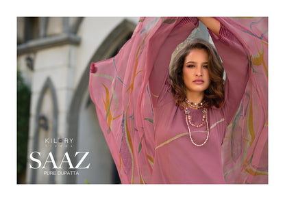Saaz Kilory Jam Cotton Pant Style Suits Manufacturer India