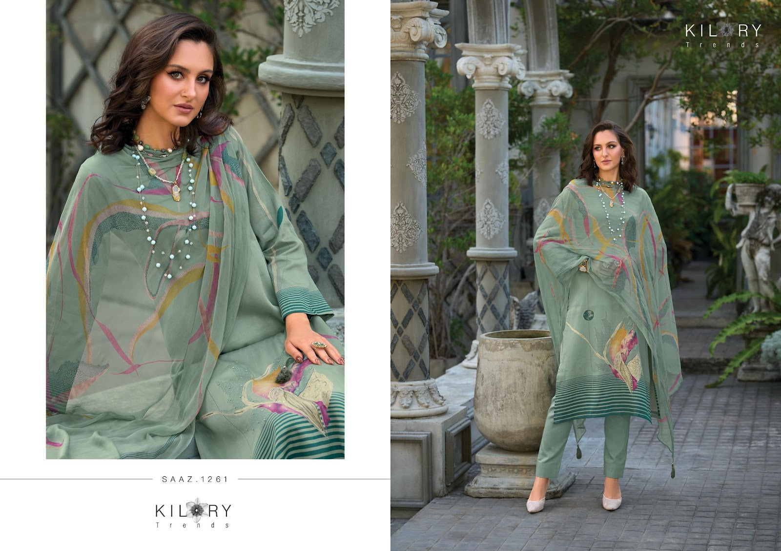 Saaz Kilory Jam Cotton Pant Style Suits Manufacturer India
