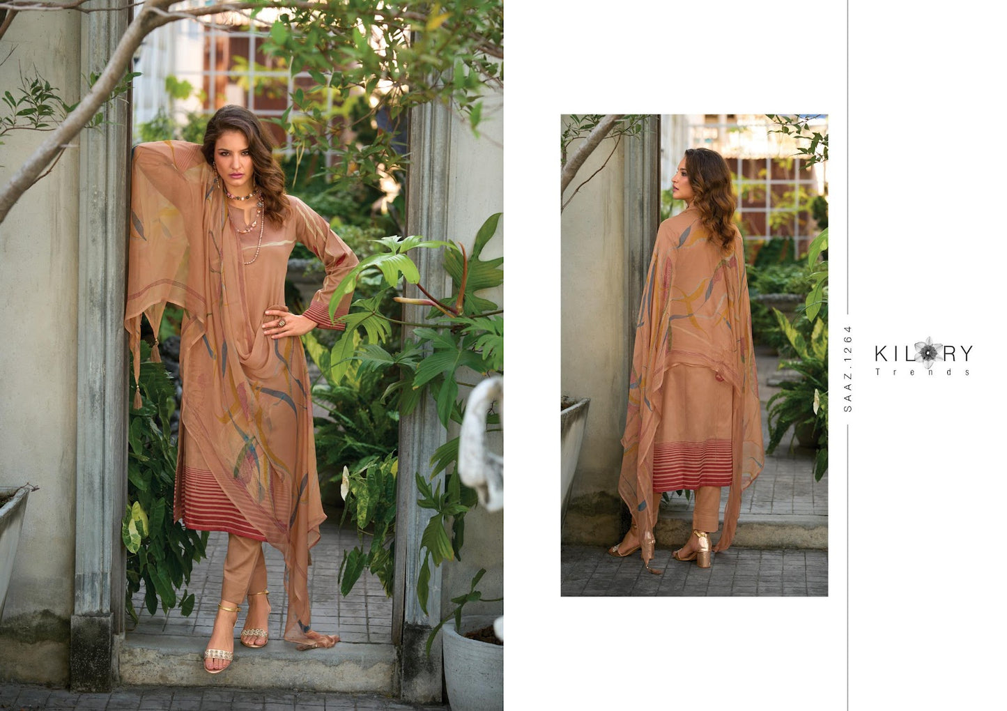 Saaz Kilory Jam Cotton Pant Style Suits Manufacturer India