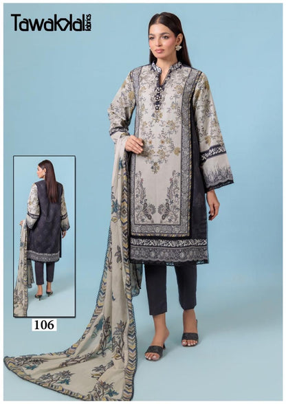 Saba Luxury Heavy Cotton Collection Tawakkal Fabrics Karachi Readymade Suits Wholesale