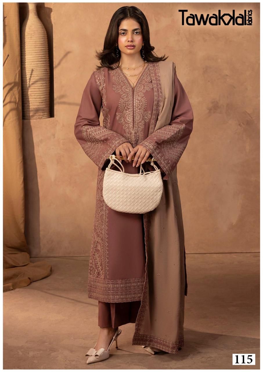 Saba Vol 2 Luxury Cotton Collection Tawakkal Fabrics Karachi Salwar Suits Manufacturer Gujarat