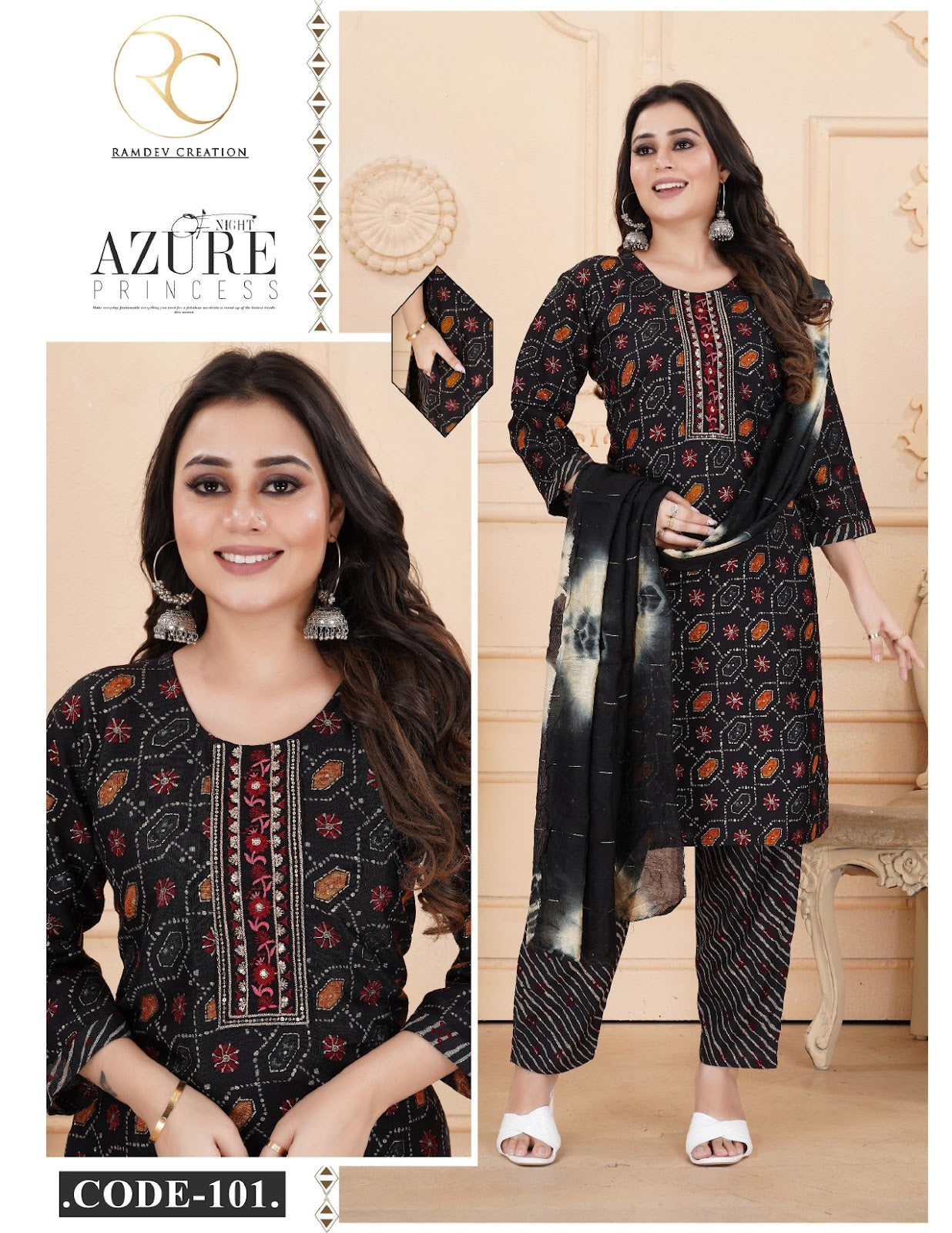 Sabari Ramdev Creation Capsule Readymade Pant Style Suits Manufacturer Ahmedabad
