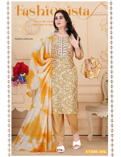 Sabari Ramdev Creation Capsule Readymade Pant Style Suits Manufacturer Ahmedabad