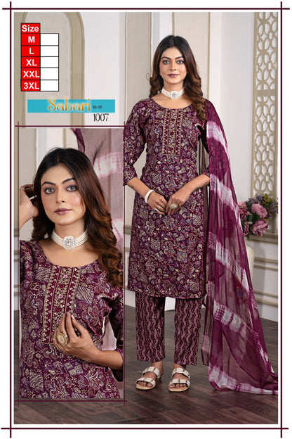 Sabari Vol 8 Girinemi Capsule Readymade Pant Style Suits Wholesaler Ahmedabad