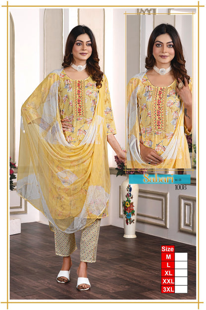 Sabari Vol 8 Girinemi Capsule Readymade Pant Style Suits Wholesaler Ahmedabad