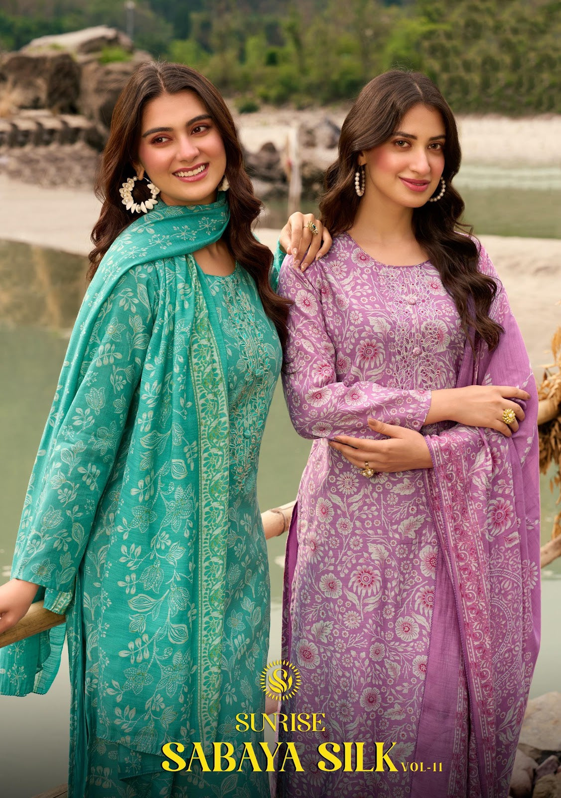 Sabaya Silk Vol 11 Sunrise Pant Style Suits Wholesaler India