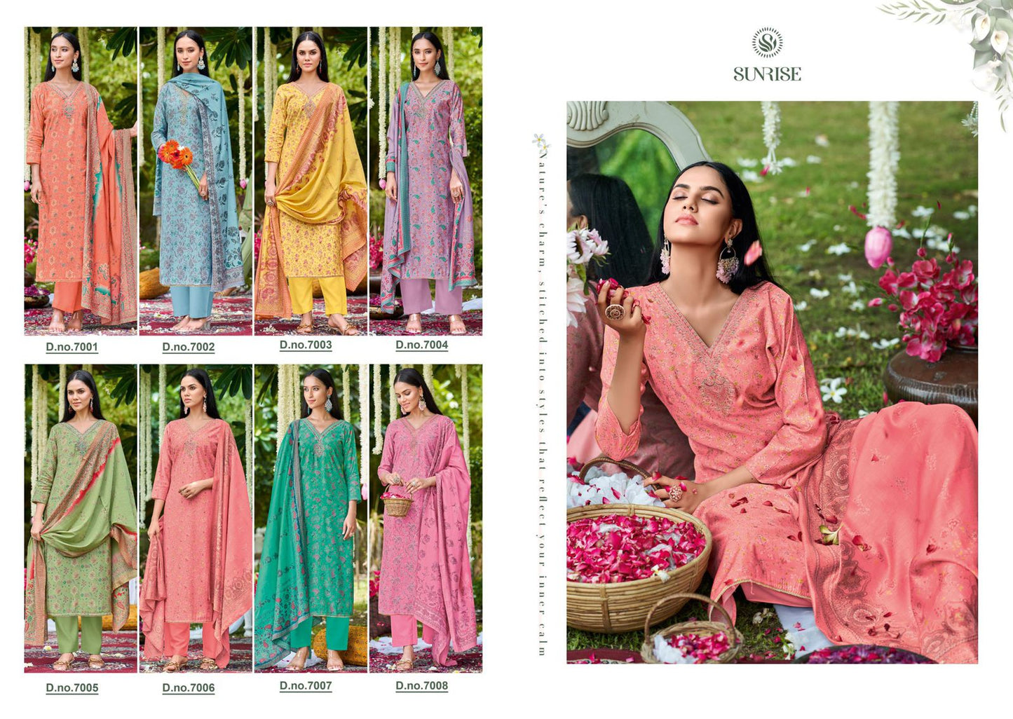 Sabaya Silk Vol 7 Sunrise Modal Silk Pant Style Suits Wholesale