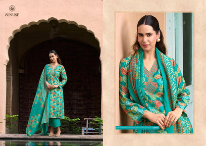 Sabaya Silk Vol 9 Sunrise Modal Silk Pant Style Suits Exporter