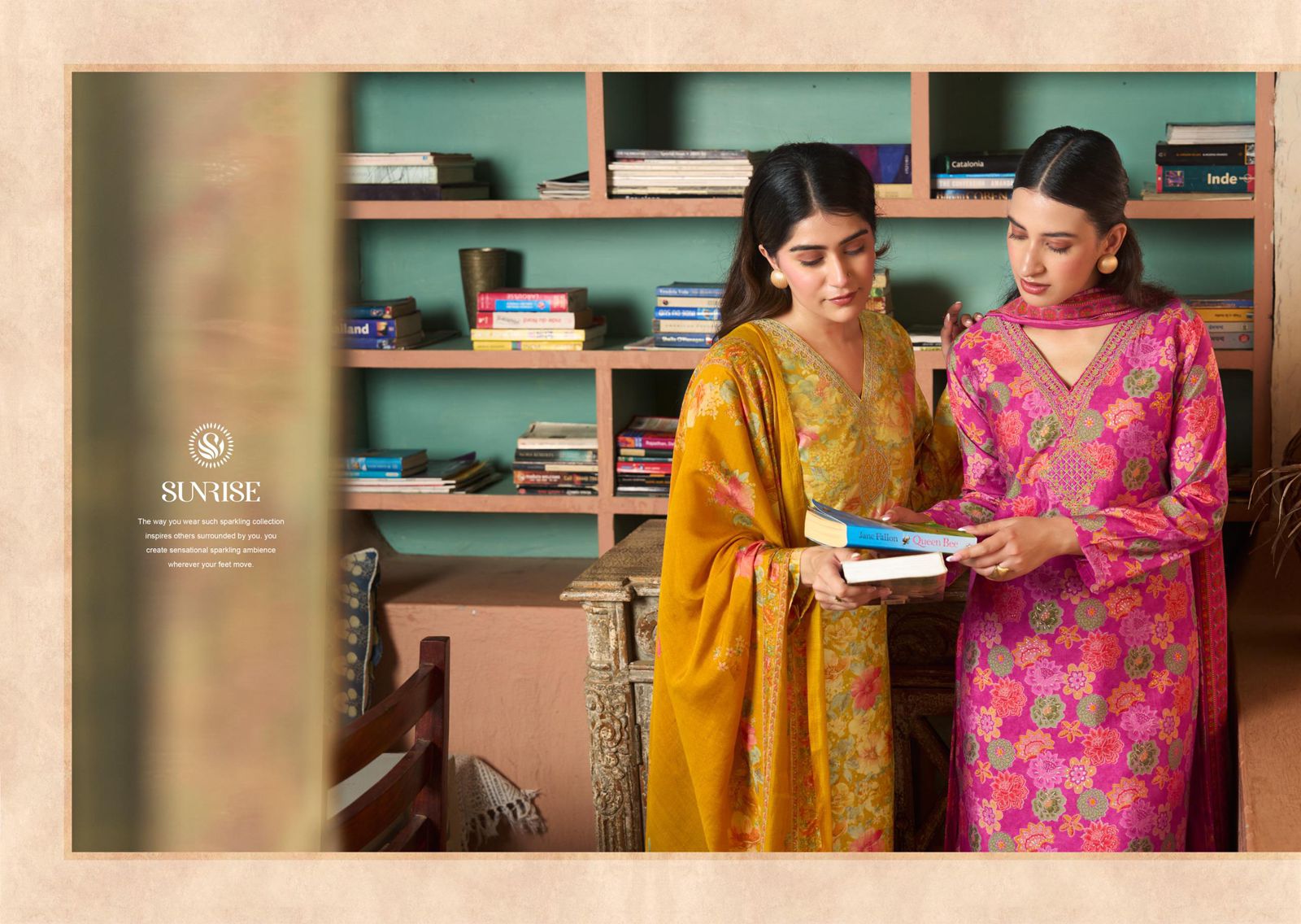 Sabaya Silk Vol 9 Sunrise Modal Silk Pant Style Suits Exporter