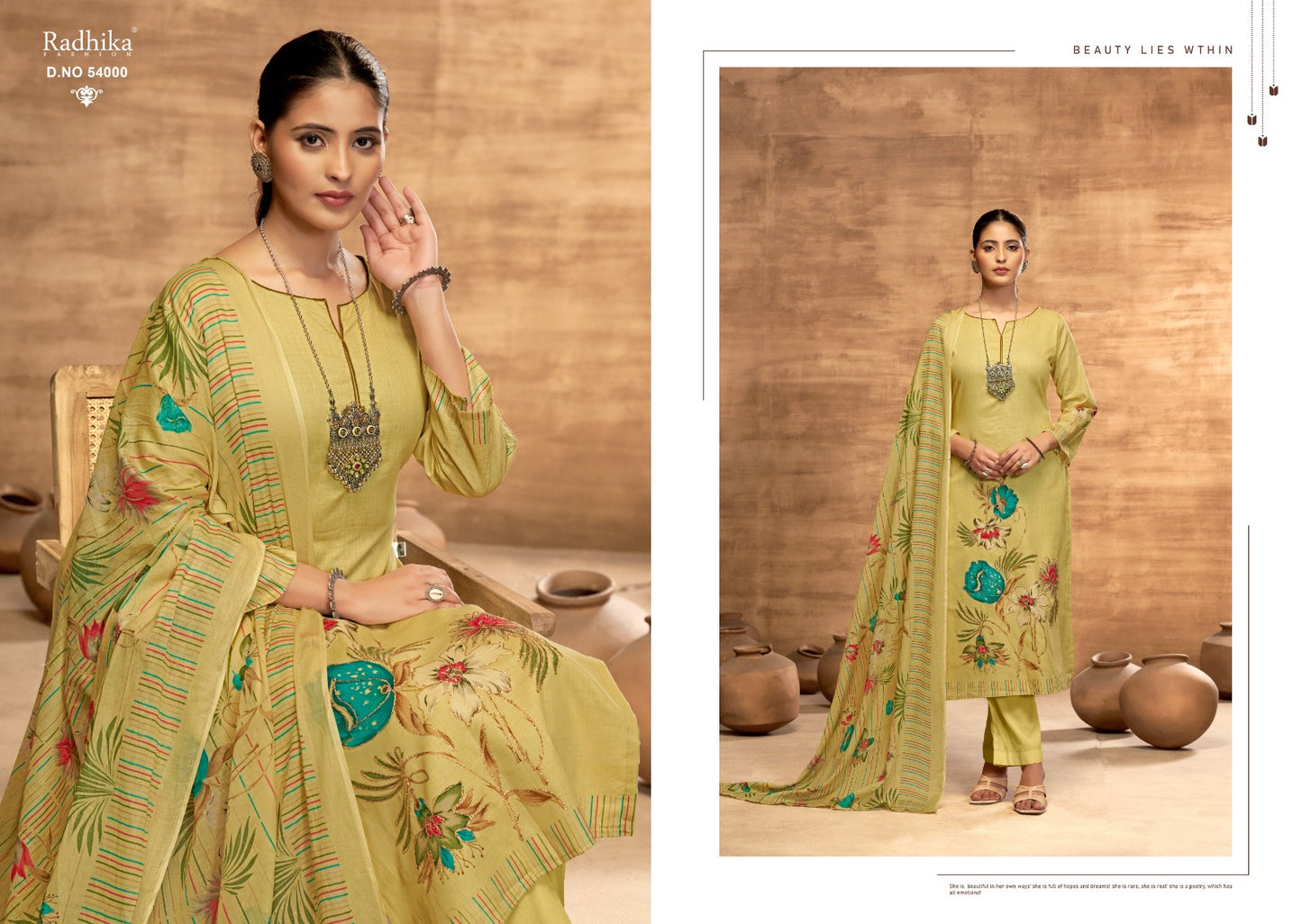 Sabhnam Radhika Fashion Azara Pure Lawn Karachi Salwar Suits Exporter India