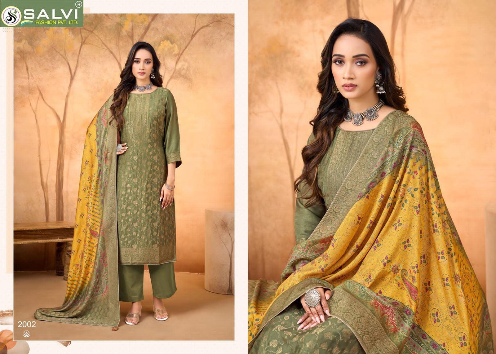 Sabhya Sachi Jaquard Vol 2 Salvi Fashion Pashmina Suits Wholesale Price