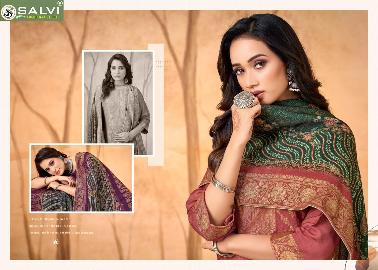 Sayuri Winter Salvi Fashion Pashmina Suits Wholesaler India