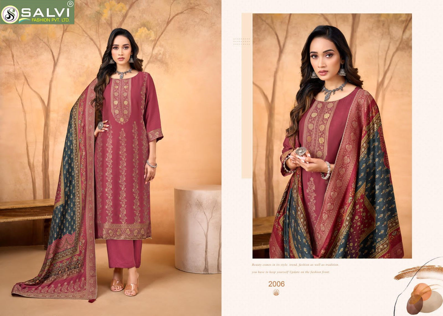 Sabhya Sachi Jaquard Vol 2 Salvi Fashion Pashmina Suits Wholesale Price