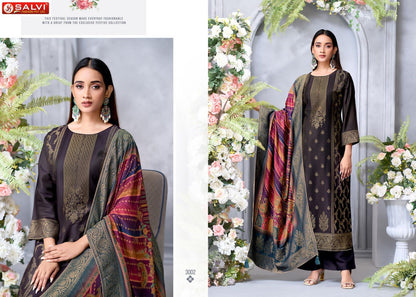 Sabhya Sachi Jaquard Vol 3 Salvi Fashion Pashmina Suits Supplier India