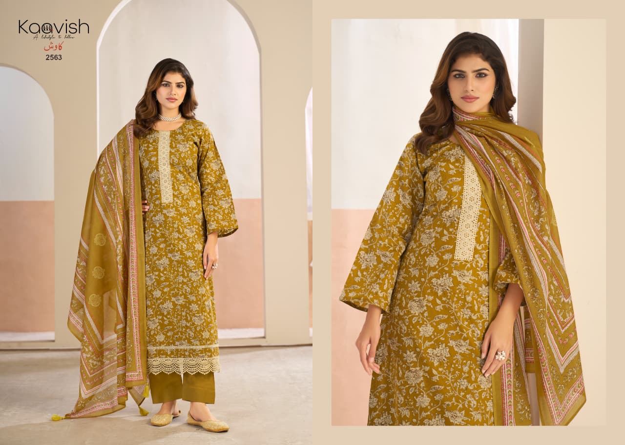 Sabhyata Kaavish Lawn Cotton Pant Style Suits Exporter Ahmedabad