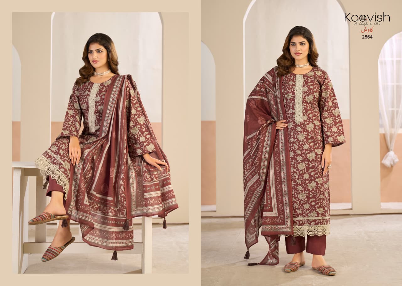 Sabhyata Kaavish Lawn Cotton Pant Style Suits Exporter Ahmedabad