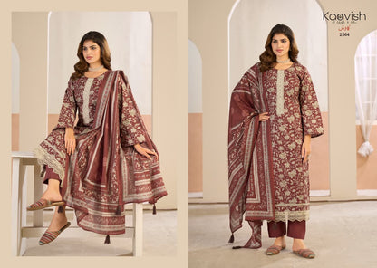 Sabhyata Kaavish Lawn Cotton Pant Style Suits Exporter Ahmedabad