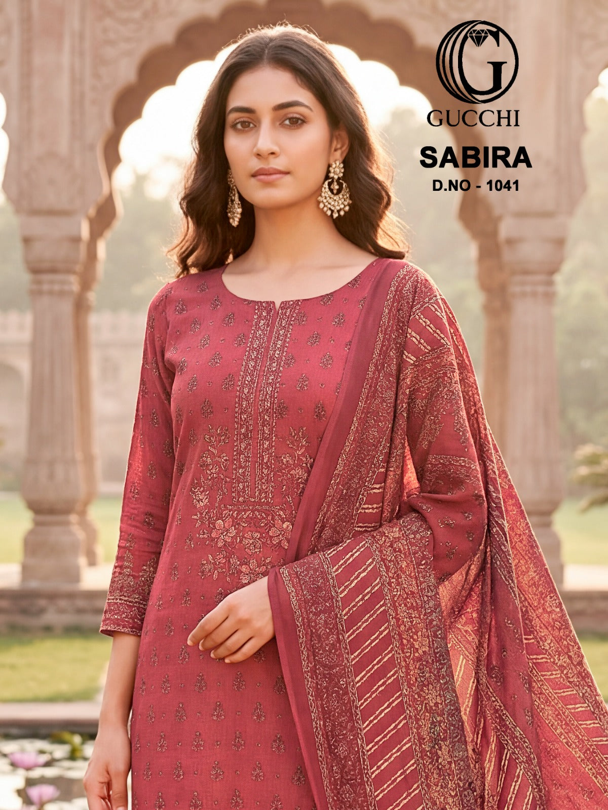 Sabira 1041 Gucchi Cotton Pant Style Suits Exporter