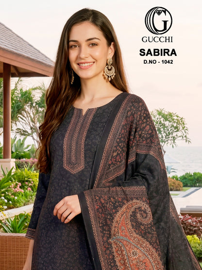 Sabira 1042 Gucchi Cotton Pant Style Suits Supplier