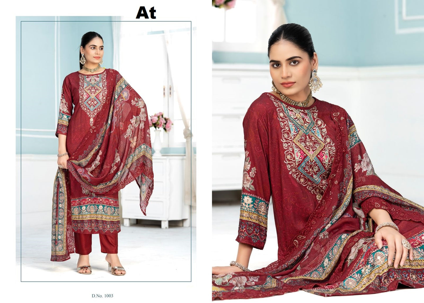 Sabira At Pashmina Suits Wholesale Price